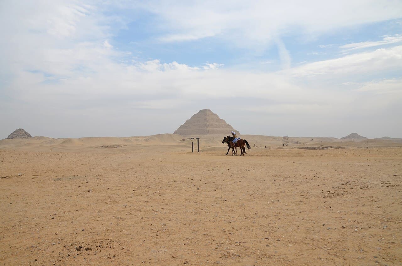 Photograph of Saqqara, Egypt